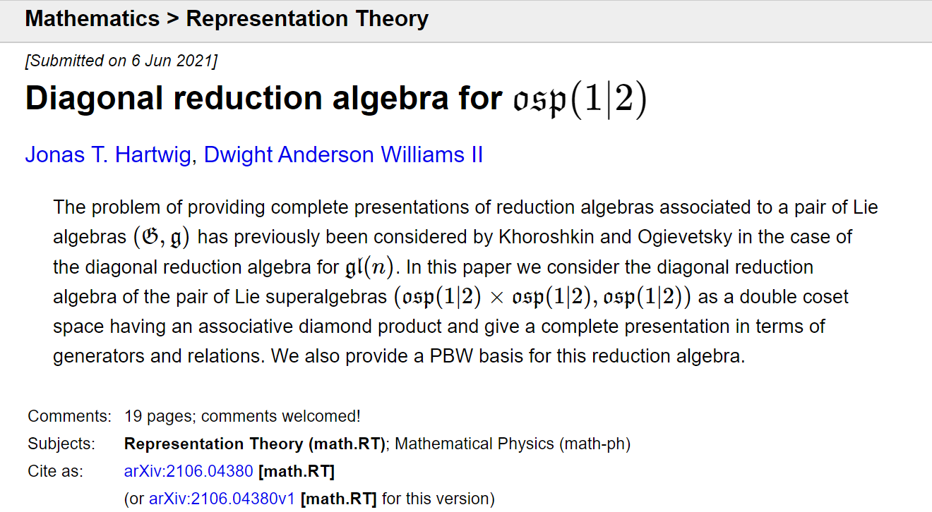 Preprint 2021#1 (#1): Diagonal reduction algebra for osp(1|2)